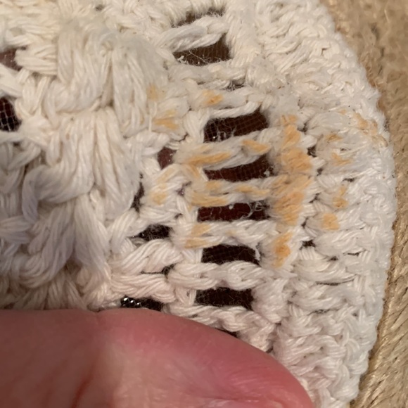 Chico's Sasha Crochet Espadrille Wedges size 8 - Picture 12 of 12